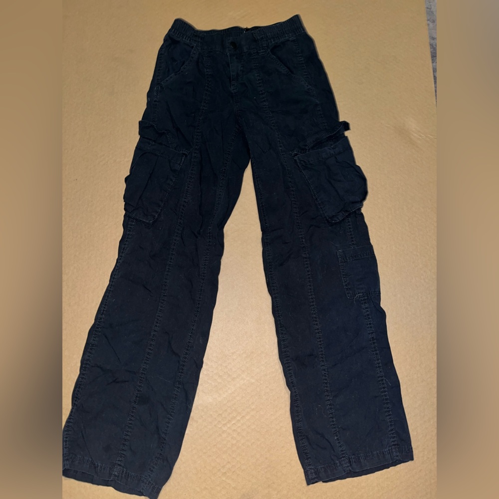 Black H&M cargo pants size 0